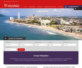 Investmazatlan.com(Invest Mazatlán) Screenshot