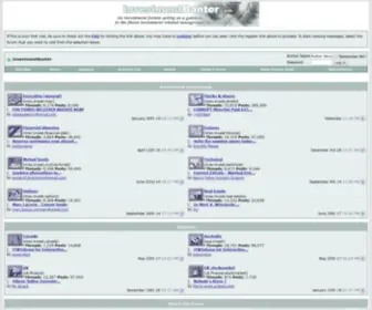 Investmentbanter.com(Forum) Screenshot