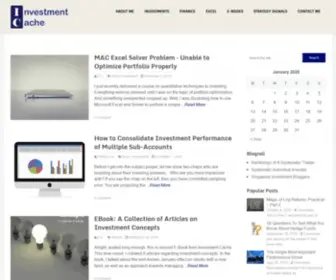 Investmentcache.com(Investment Cache) Screenshot