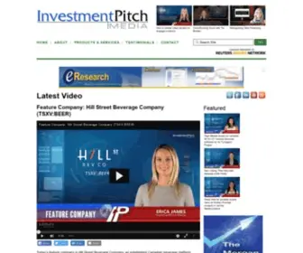 Investmentpitch.com(Creator of financial video for research reports) Screenshot