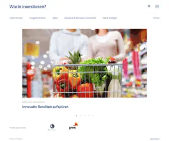 Investments-Info.de(Die Seite informiert über Anlageformen und) Screenshot