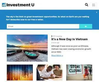 Investmentu.com(Your journey to financial liberty starts here. Investment U) Screenshot
