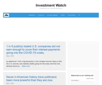 Investmentwatchblog.com(A fine selection of independent media sources) Screenshot