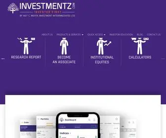 Investmentz.com(Shares to buy) Screenshot