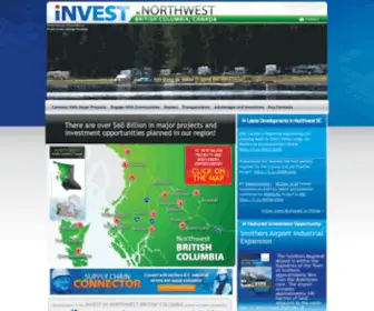 Investnorthwestbc.ca(Invest in Northwest BC) Screenshot