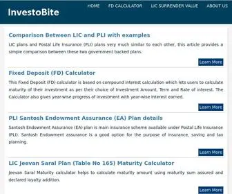 Investobite.com(Your Investment Guide) Screenshot
