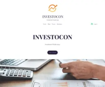 Investocon.net(Financial Blogs) Screenshot