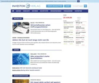 Investor-Verlag.de(Damit aus Geld Vermögen wird) Screenshot