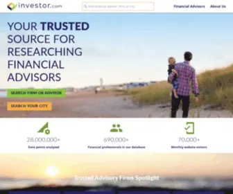 Investor.com(Financial Advisor Reviews and Reports) Screenshot