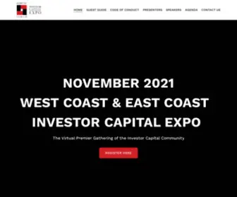 Investorcapitalexpo.com(Investorcapitalexpo) Screenshot