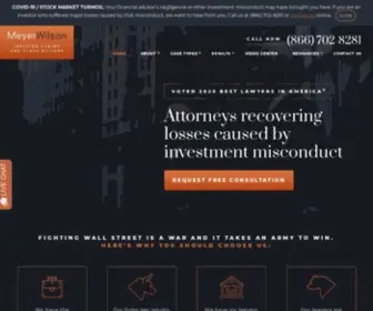 Investorclaims.com(Investment &amp; Securities Fraud Lawyer) Screenshot
