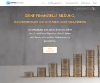 InveStorenausbildung.de(Erfolgreich Geld Investieren) Screenshot