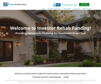 Investorrehabfunding.com(Investor Rehab Funding) Screenshot