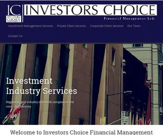 Investorschoice.ca(Investors Choice) Screenshot