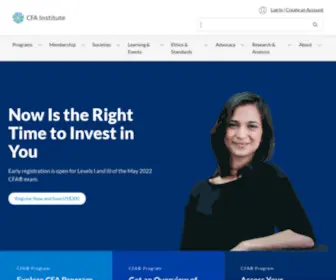 Investorsfirst.org(CFA Institute) Screenshot