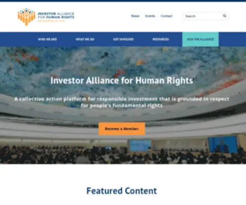 Investorsforhumanrights.org(Investorsforhumanrights) Screenshot