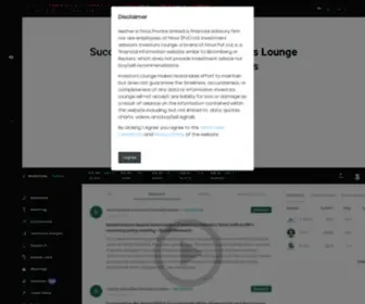 Investorslounge.com(Investors Lounge) Screenshot