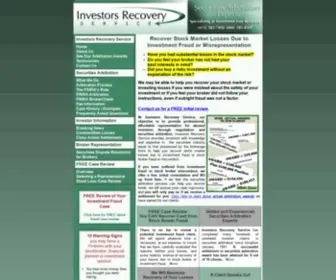 Investorsrecoveryservice.com(Recover Market Losses from Investment Fraud) Screenshot