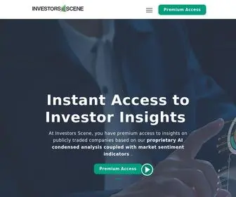 Investorsscene.com(Investors Scene Investors Scene) Screenshot