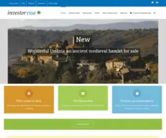 Investorvisa.it(Invest or donate in Italy) Screenshot