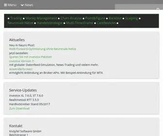 Investox.de(Software f) Screenshot
