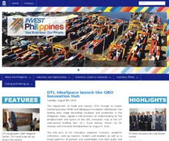 Investphilippines.gov.ph(Invest Philippines) Screenshot