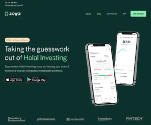 Investroo.com(Halal stock screening and investing made simple) Screenshot