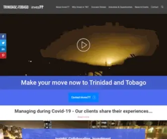 Investt.co.tt(Foreign Direct Investment (FDI) Agency in Trinidad & Tobago) Screenshot