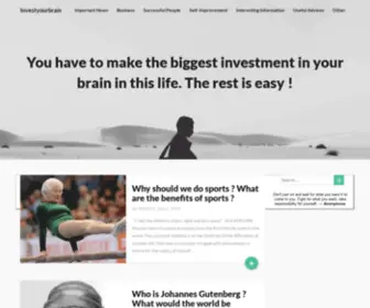 Investyourbrain.com(The best and riskless investment is the one you make in yourself) Screenshot