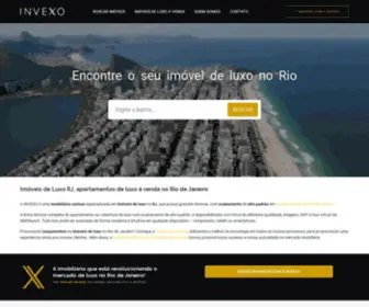 Invexo.com.br(INVEXO Imobiliária Rio de Janeiro. Imoveis RJ Online) Screenshot