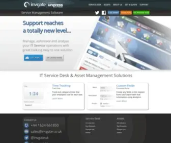 Invgate.co.uk(Assets & Service Desk Management Software) Screenshot