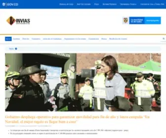 Invias.gov.co(Instituto Nacional de Vías INVÍAS) Screenshot