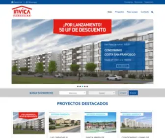 Invica.cl(Proyectos Inmobiliarios) Screenshot