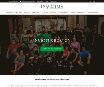 Invictusboston.com(Small Group Fitness Classes) Screenshot