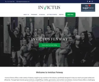 Invictusfenway.com(Small Group Fitness Classes) Screenshot