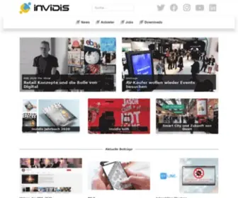 Invidis.de(Magazin für Digital Signage) Screenshot