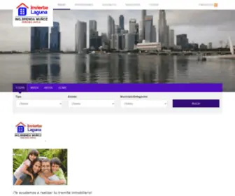 Inviertelaguna.com.mx(Inicio) Screenshot