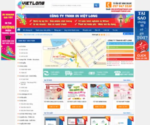 Invietlong.com(In Việt Long) Screenshot