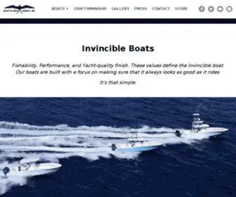 Invincibleboats.com(Invincible BoatsCenter Console) Screenshot