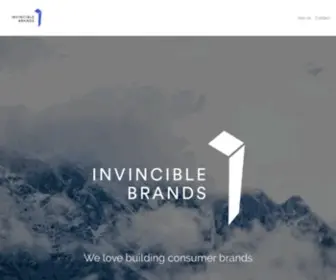 Invinciblebrands.com(Invincible Brands) Screenshot