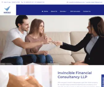 Invinciblefinance.com(Invincible-Financial-Consultancy-LLP) Screenshot