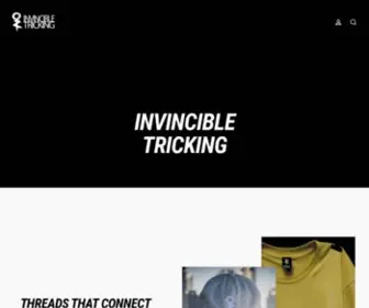 Invincibletricking.co(Invincible Tricking // Tricking Street Wear & Media) Screenshot