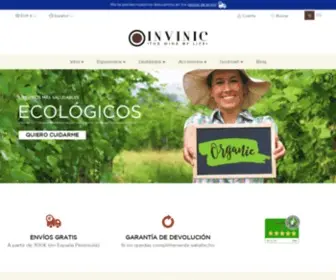 Invinic.com(Comprar vino en tu tienda de vinos online) Screenshot