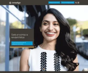 Invisalign.it(Trattamento ortodontico per raddrizzare i denti con apparecchi dentali invisibili) Screenshot