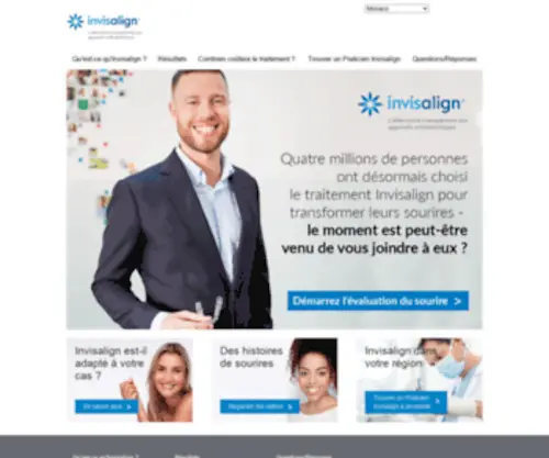 Invisalign.tm.mc(L'alignement des dents grâce à des appareils transparents presque invisibles) Screenshot