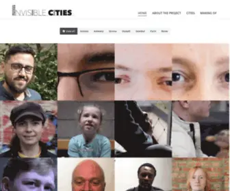 Invisible-Cities.eu(I am invisible because people refuse to see me) Screenshot