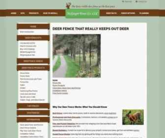 Invisible-Deer-Fence.com(Deer Fence) Screenshot