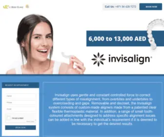 Invisiblealignersdubai.com(Best Invisalign Dental Clinic) Screenshot