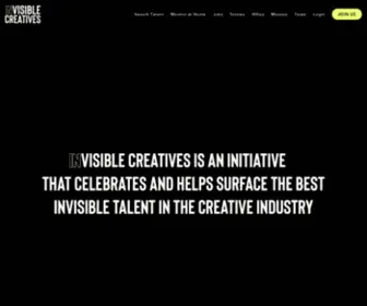 Invisiblecreatives.co(InVisible Creatives) Screenshot