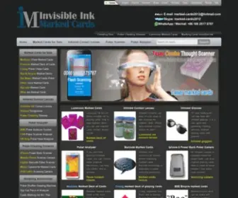 Invisibleinkmarkedcards.com(Invisible Ink Marked Cards) Screenshot